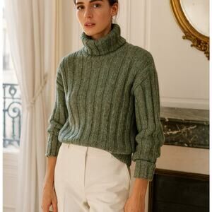 Cherokee Green Turtleneck Sweater